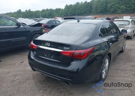 2019 Infiniti Q50 3.0T Luxe из США, поврежденный, VIN JN1EV7AR8KM594137